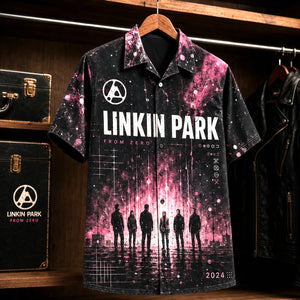 Linkin Park From Zero 2024 Hawaiian Shirt, Alternative Rock Button Up, Emily Armstrong New Era