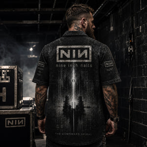 Nine Inch Nails The Downward Spiral Hawaiian Shirt, Downward Spiral Industrial Button Up, Closer Alternative Fan Gift