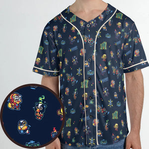 Masters Of The Universe Funny Pattern Unisex Baseball Jersey