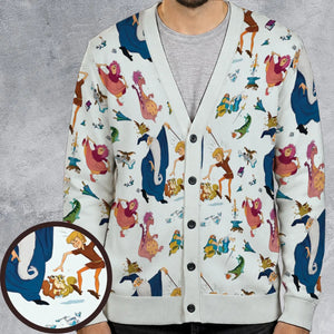Sword in the Stone Pattern Cardigan