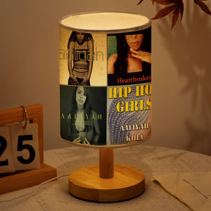 Aaliyah Album Art Table Lamp R&B Legend Decorative Light