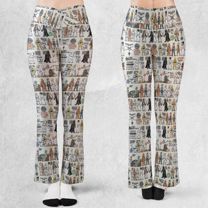 Egyptian Galaxy Wars Flare Leggings