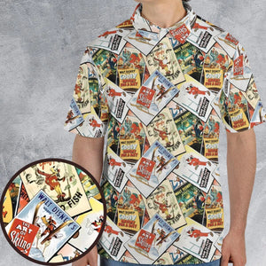 Goofy Vintage Posters AOP Men/Women Polo Shirt