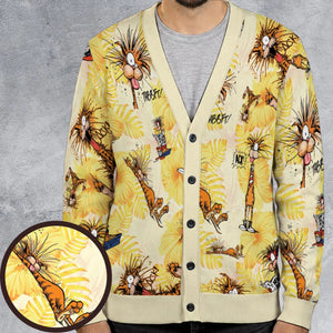 Bill The Cat Bloom County Cardigan