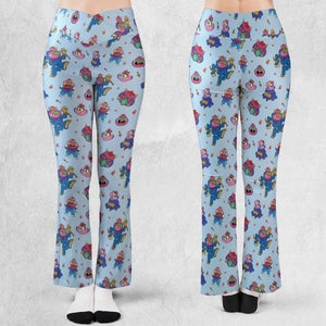 Blue Monster My Pet Monster Flare Leggings