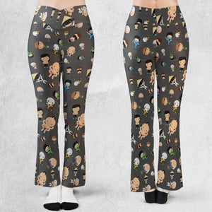 Finish Him Mortal Kombat Flare Leggings