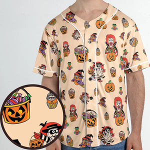 McDonaldland Halloween Unisex Baseball Jersey
