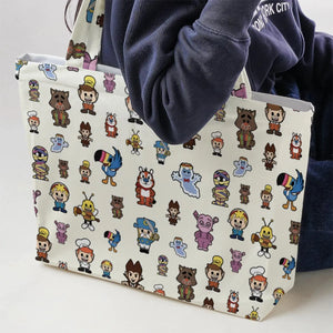 Breakfast Club Cereal Mascot Large Tote Bag