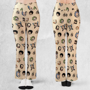 Horror Chic Flare Leggings