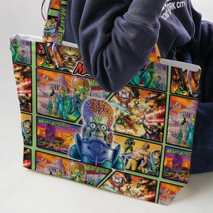 Ack! Ack! Ack! Mars Attacks Large Tote Bag