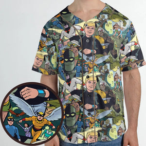 Future Quest Assemble Unisex Baseball Jersey