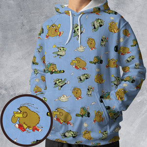 All-over Print Hoodie - AE4SLB7J - - 1