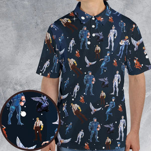 Silverhawks Cartoon Characters AOP Men/Women Polo Shirt