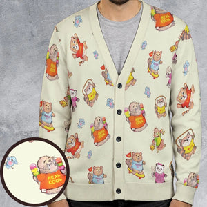 The Shirt Tales Retro 80s Band Tribute Cardigan