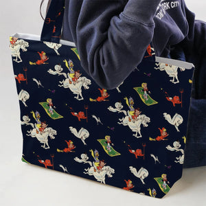 Casper Richie Rich Harvey Comic Characters Large Tote Bag
