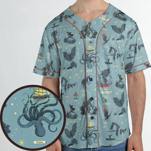Paranormal Creatures Unisex Baseball Jersey