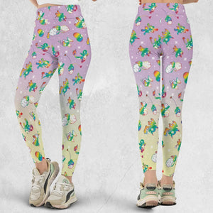 Rainbow Pokemon Pattern Legging
