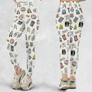 Chris Farley Matt Foley Motivational SNL Legging