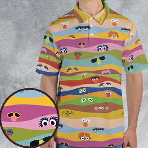 Eyes On Us The Muppet Show AOP Men/Women Polo Shirt