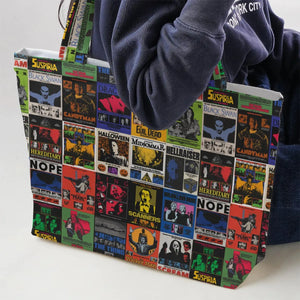 Modern Horror Movies Nope Ghostface Pinhead Pearl Leatherface Halloween Large Tote Bag