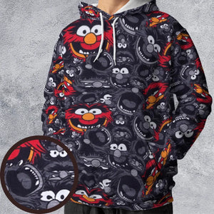 Animal The Muppets Pattern All-over Print Hoodie