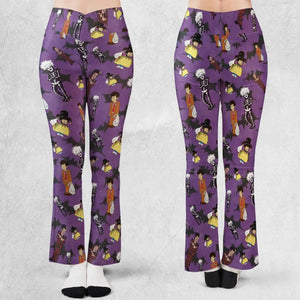 SNL David S. Pumpkins Animated Special Flare Leggings