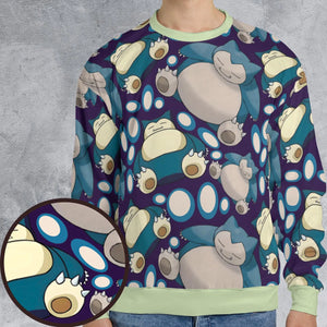 Snorlax Pokemon All-over Print Sweatshirt