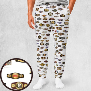 Wrestling Title Belts Sweatpants