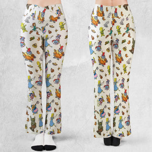 Gummi Bears Characters Flare Leggings