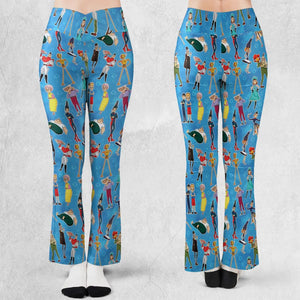 Keep Moving Forwards Meet The Robinsons Flare Leggings