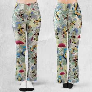 Jiminy Cricket Pinocchio Flare Leggings