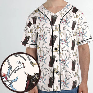 The Killer Rabbit Monty Python Unisex Baseball Jersey
