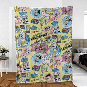 Dee Dee Mandark Dexter's Laboratory Funny Fleece Blanket