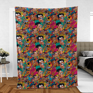 Fat Albert Animated Spin-offs Fleece Blanket