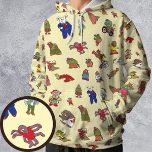 Sweet Pickles Characters All-over Print Hoodie