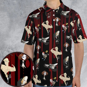 The Rocky Horror Picture Show Characters AOP Men/Women Polo Shirt