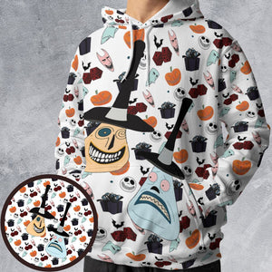 All-over Print Hoodie - KUTJMNJV - - 1