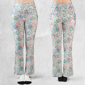 Dice Flower Soft DnD Flare Leggings