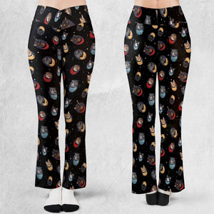 Live Long and Paws-purr Star Trek Flare Leggings