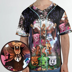 Halloween Food Mascot Themed Unisex Baseball Jersey
