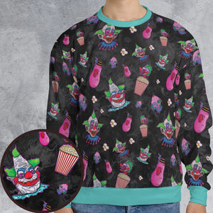 Space Horror Movie Killer Klowns Outer All-over Print Sweatshirt
