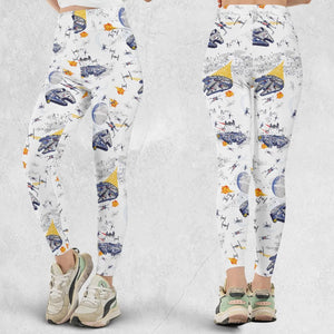 Millennium Falcon Patterns Star Wars Legging