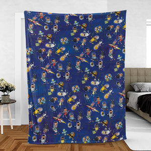 Outer Space Bob's Burgers Fleece Blanket