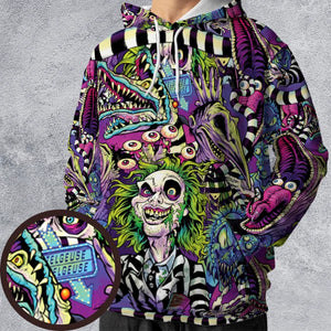 Stay Spooky Beetlejuice All-over Print Hoodie