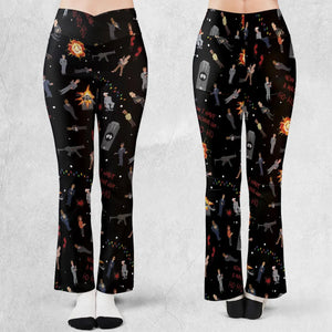 Die Hard Is My Favorite Christmas Movie Flare Leggings