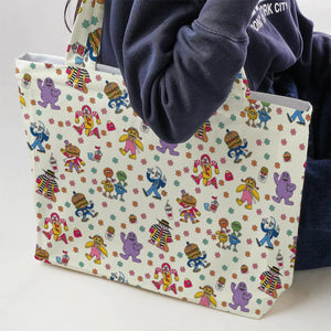 BADA BOP BA BA Mcdonaldland Large Tote Bag