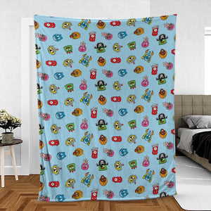 Yo Gabba Gabba Star Wars Mashup Fleece Blanket