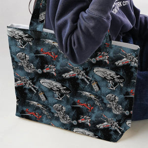Ultimate Space Fleet Large Tote Bag