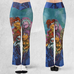 Fraggle Rock Larsen The Muppets Flare Leggings