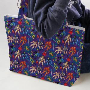 MOTU Figures Large Tote Bag
